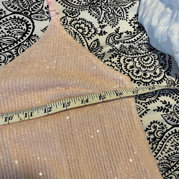 KIKISIX two piece pale pink sparkly set. Size small! - Picture 7 of 15